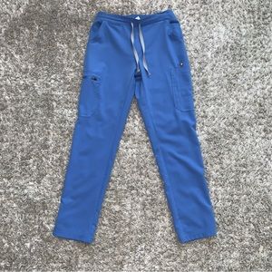 Figs scrubs XS ceil blue yola skinny scrub pants